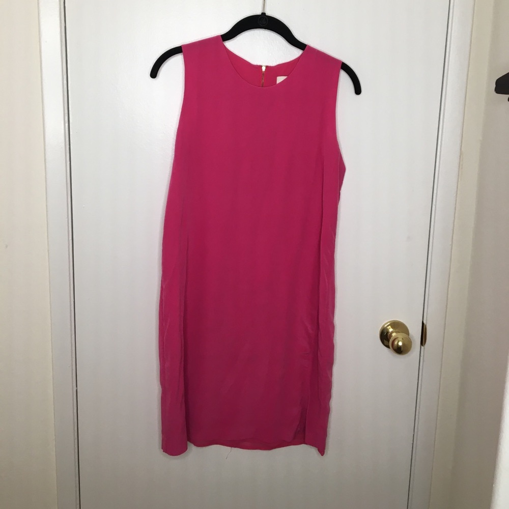 Cynthia Rowley 100% Silk Pink Sheath Dress